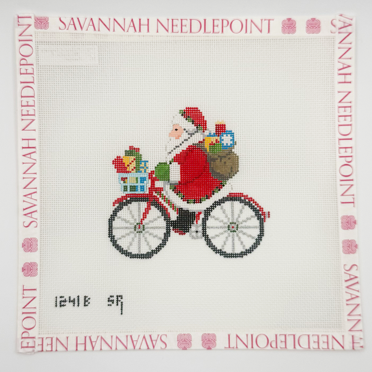 Santa on Bicycle