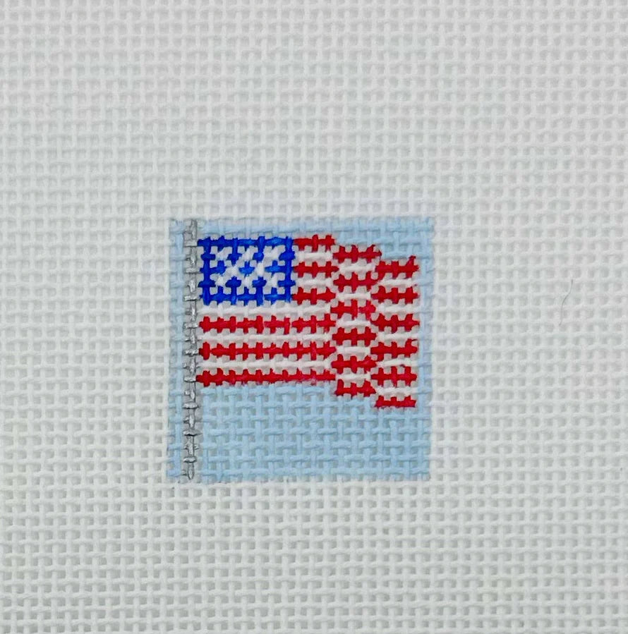American Flag 1" Square