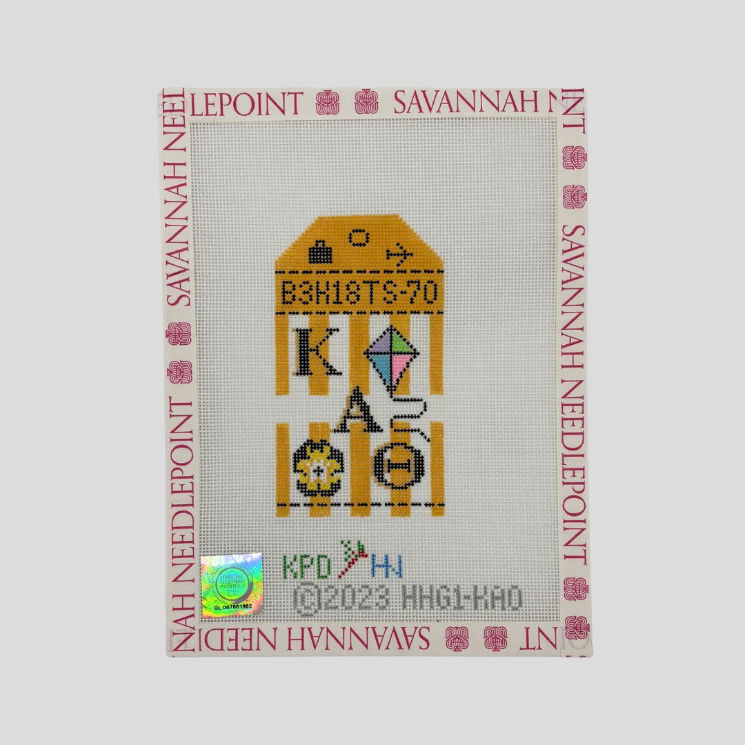 Kappa Alpha Theta Retro Travel Tag