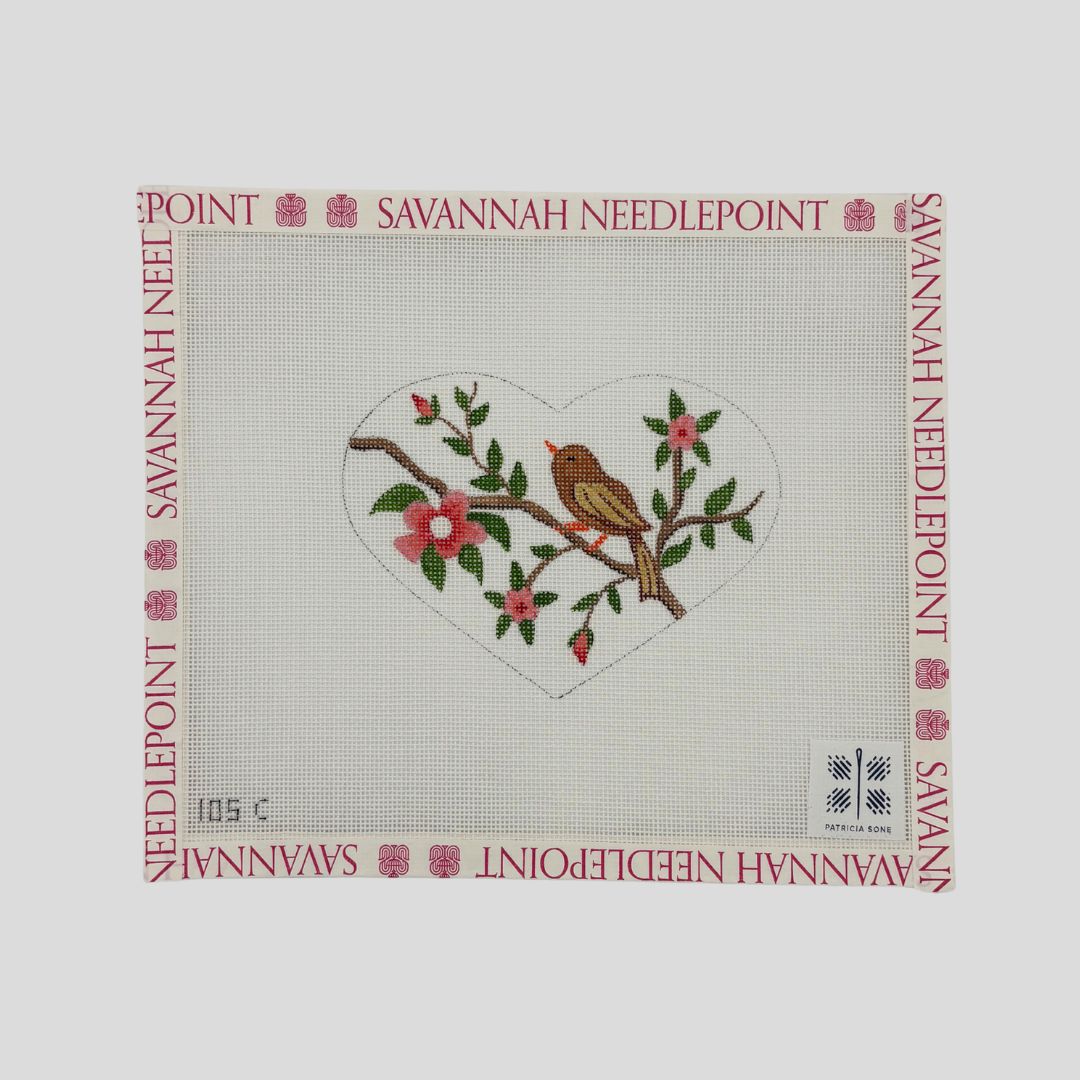 Bird Heart w/ Stitch Guide