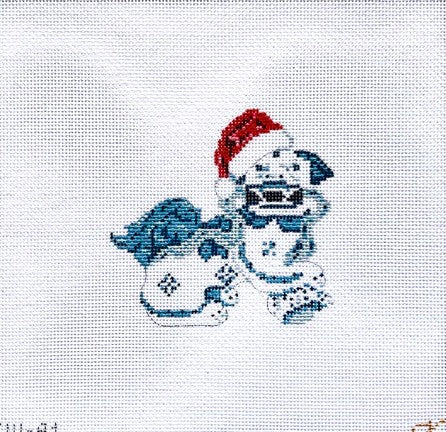 Foo Dog with Santa Hat