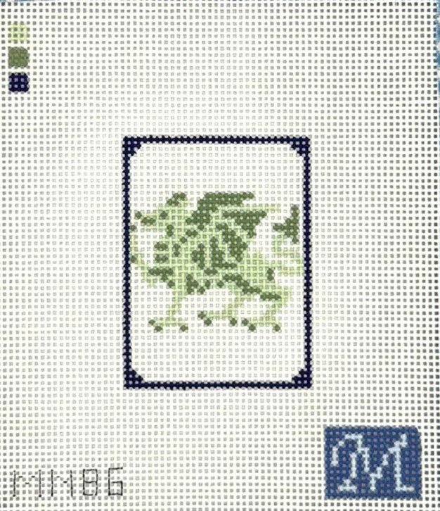 Green Dragon Mah Jong Tile