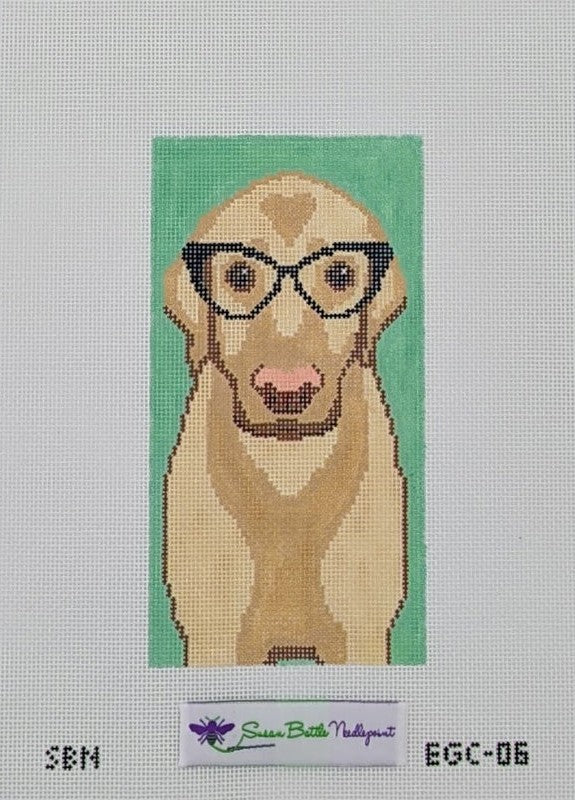 Yellow Lab with Glasses