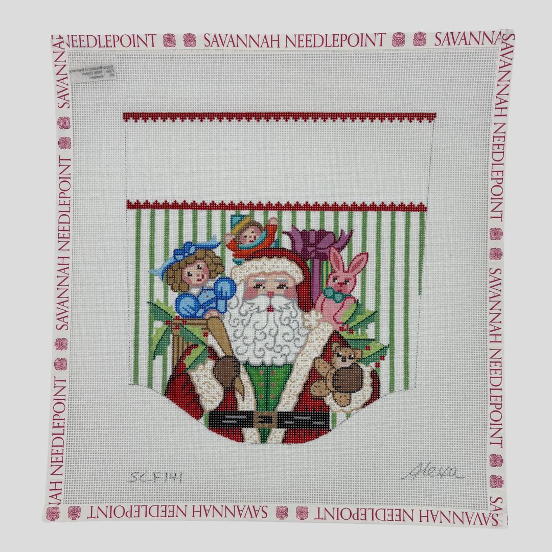 Santa Stocking Cuff - Girl
