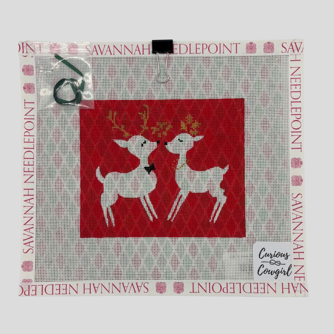 Red Kissing Reindeer