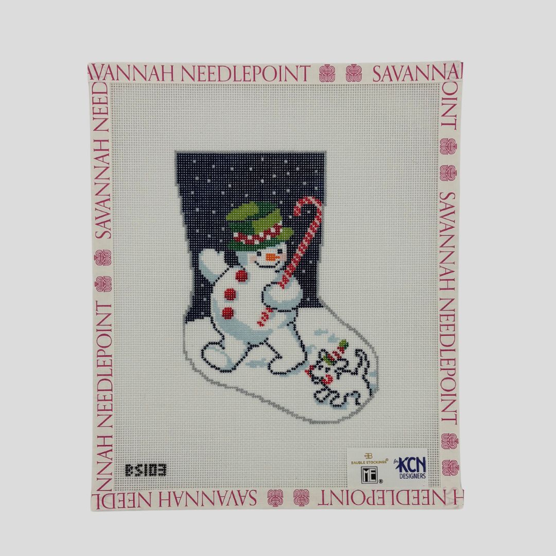 Snowman Bauble Stocking