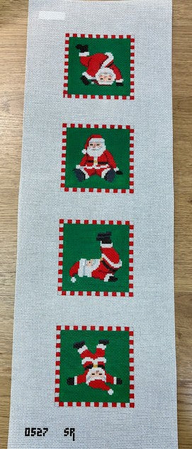 Tumbling Santa Coasters