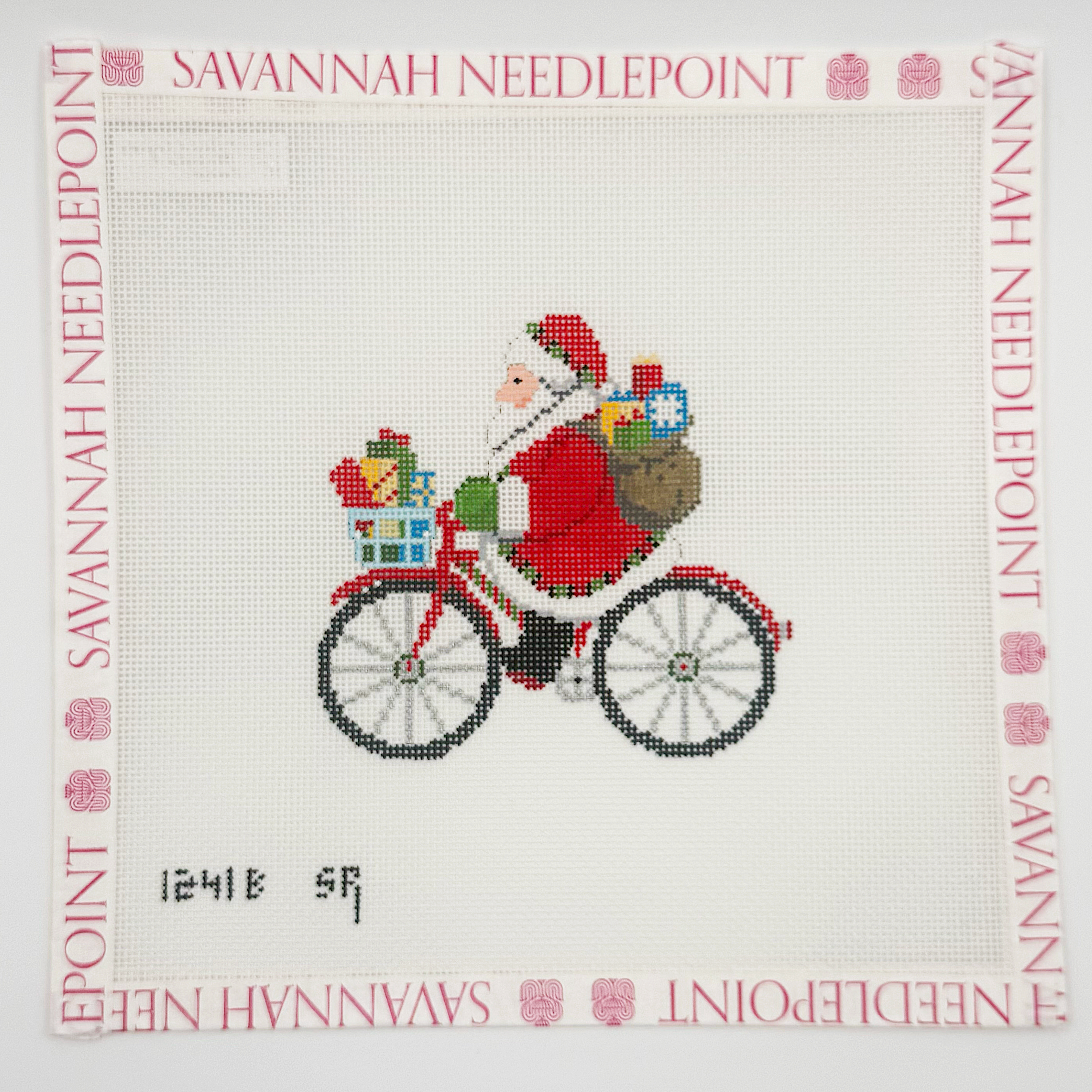 Santa on Bicycle