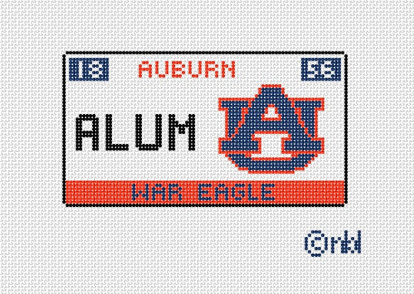 Auburn Alum License Plate