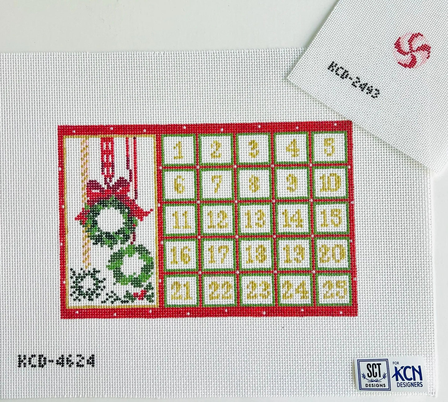 Tiny Advent Calendar with Peppermint Piece