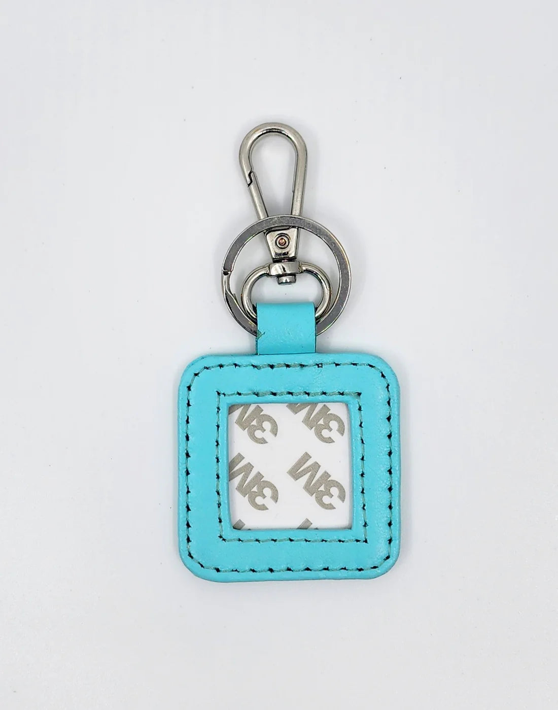 Square Leather Key Fob