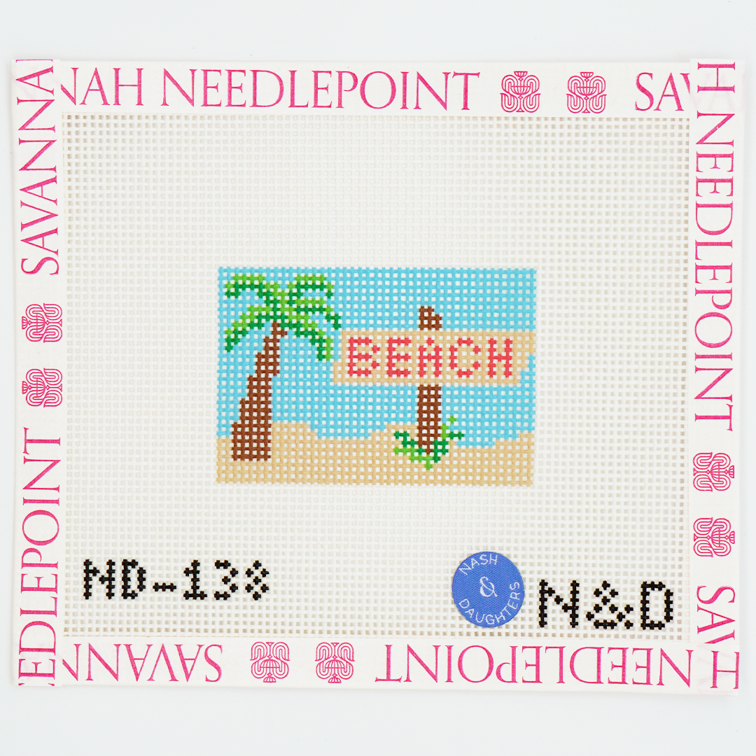 Beach Luggage Tag Insert