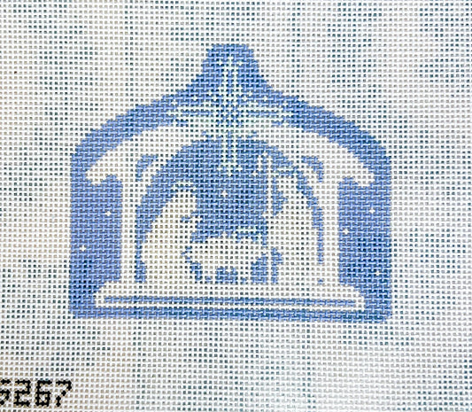 Blue and White Nativity