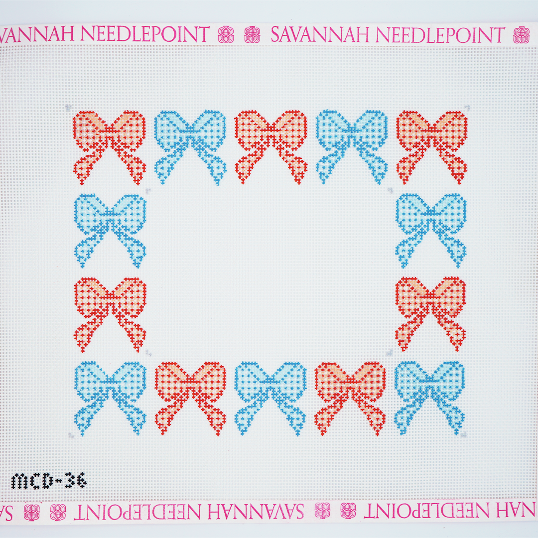Gingham Bow Frame