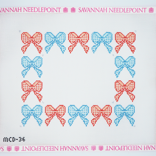 Gingham Bow Frame