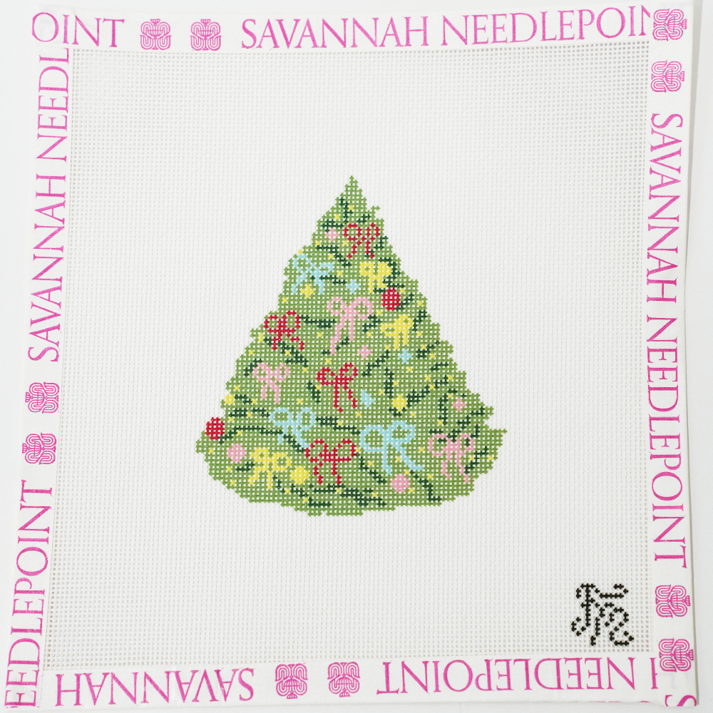 Christmas Tree in Color Ribbons