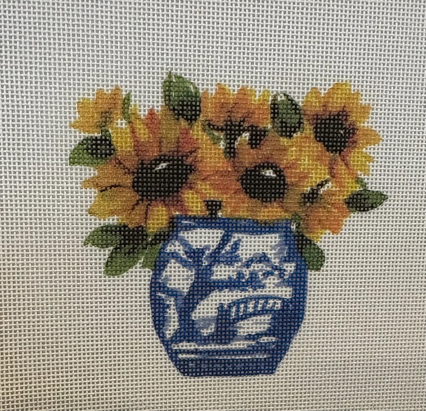 Chinoiserie Sunflowers