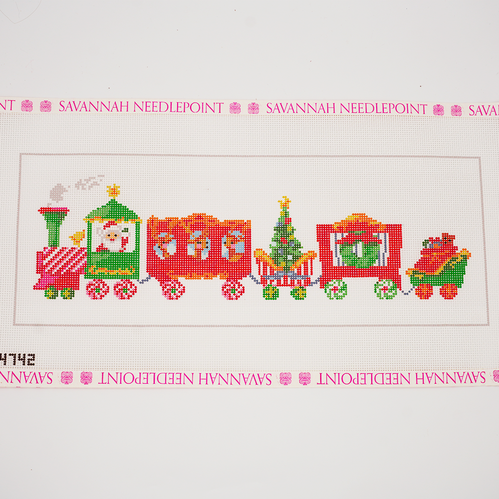 Christmas Train Bolster