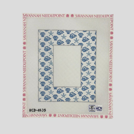 Blue Seashell Frame/Pillow