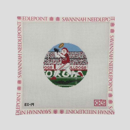 Georgia Football Santa