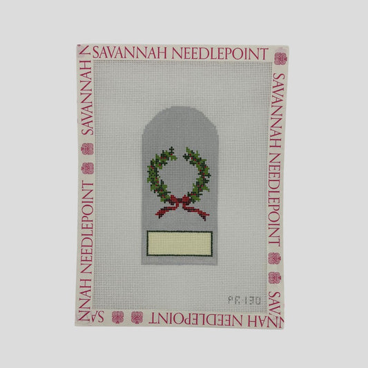 Holly Wreath Place Card