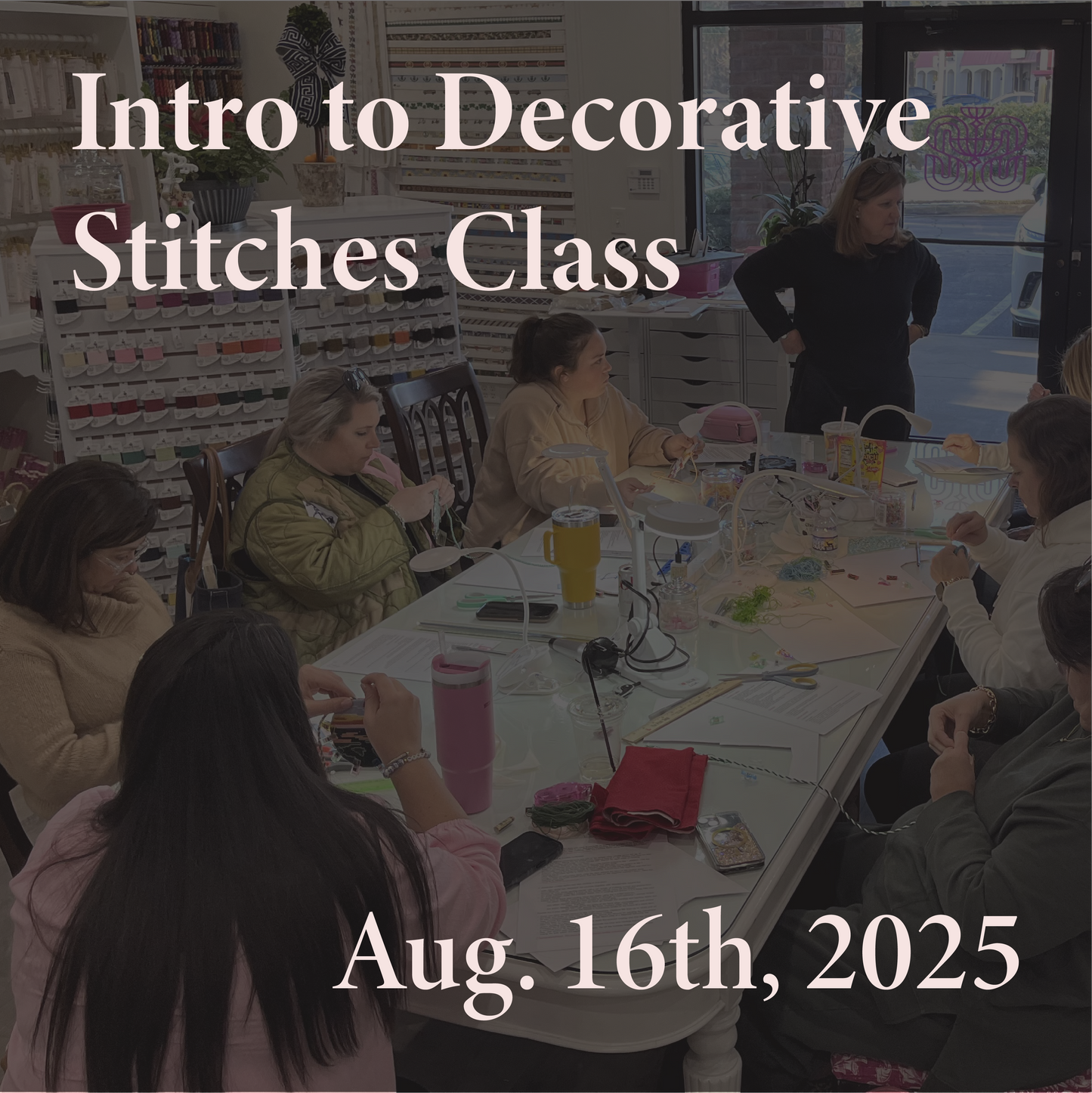 Intro to Decorative Stitches Class