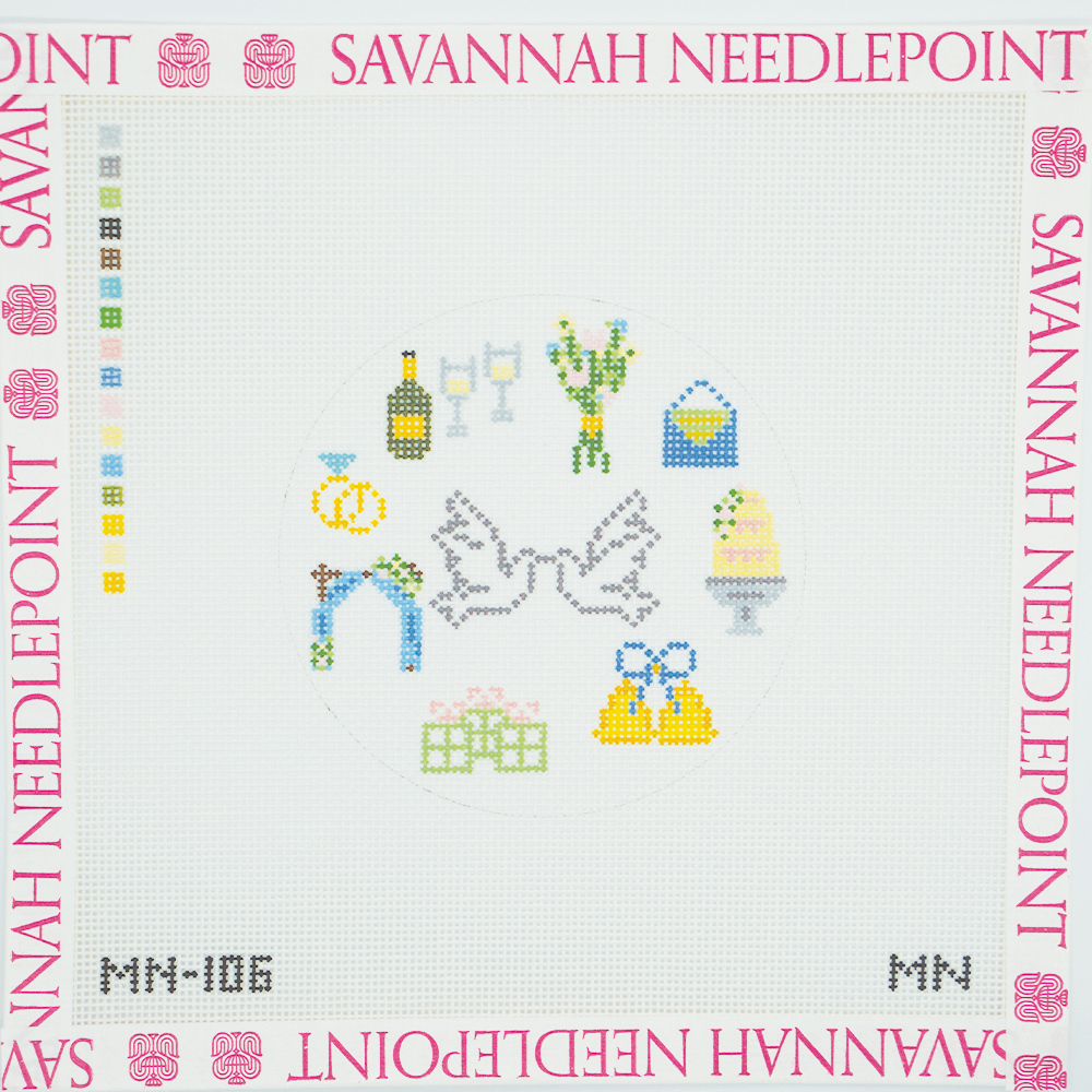 Kissing Doves & Wedding Motifs