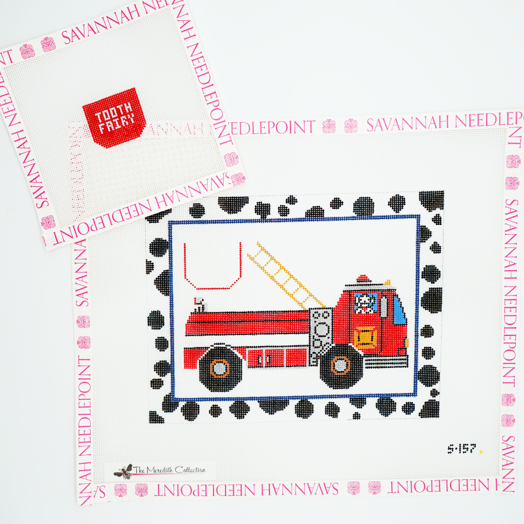 Firetruck Tooth Fairy Pillow