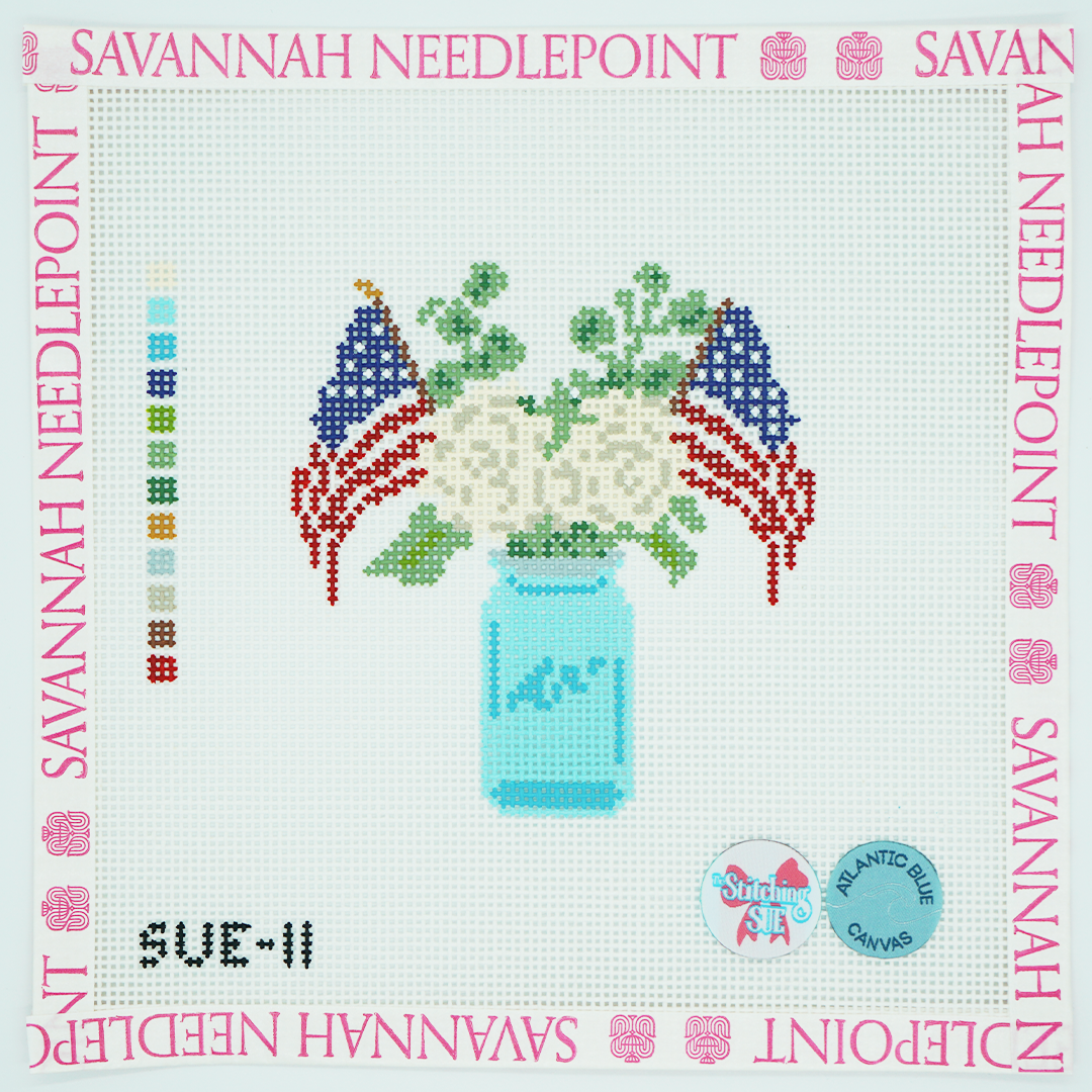 USA Flag Jar