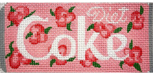 Floral Diet Coke Can