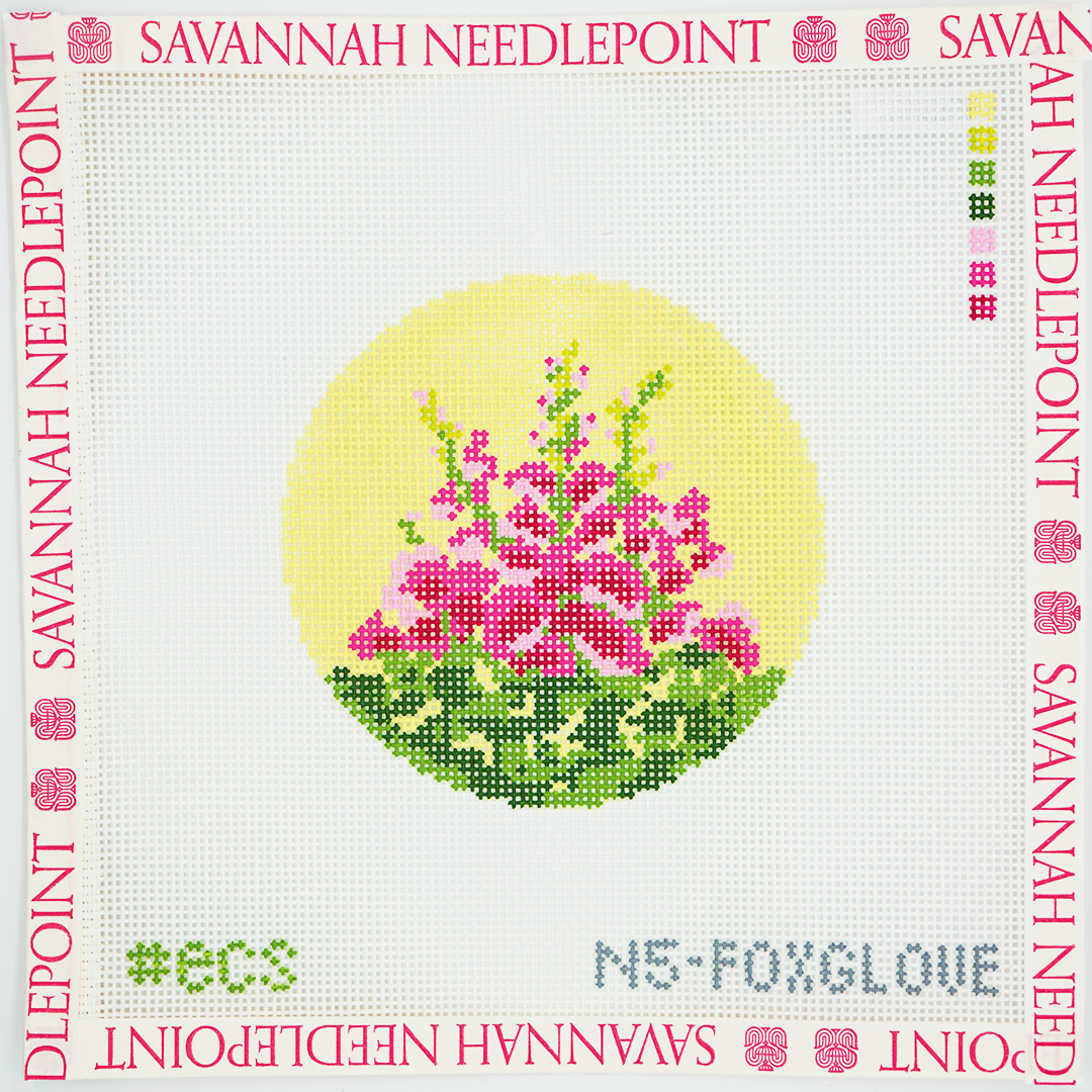 Foxglove Floral Roun d