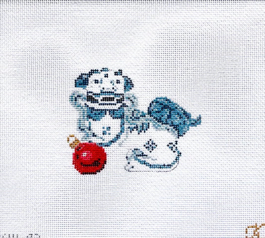 Foo Dog with Ornament