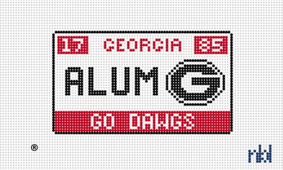 Georgia Alum License Plate