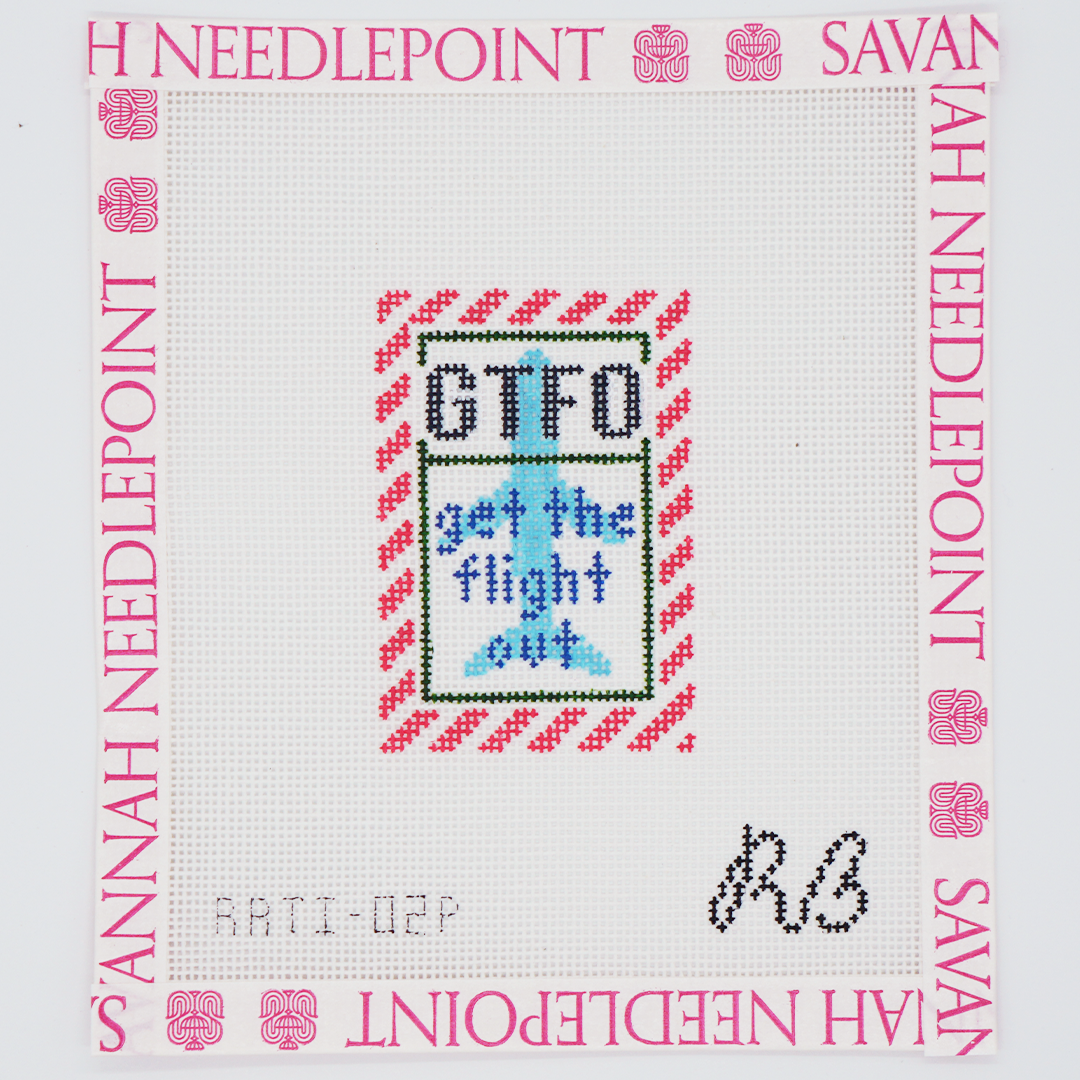 GTFO Luggage Tag  Insert