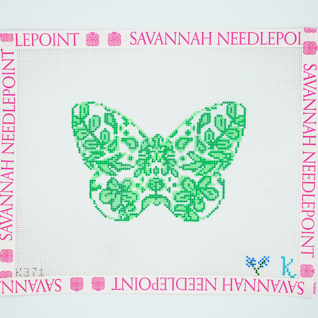 Chinoiserie Butterfly - Green