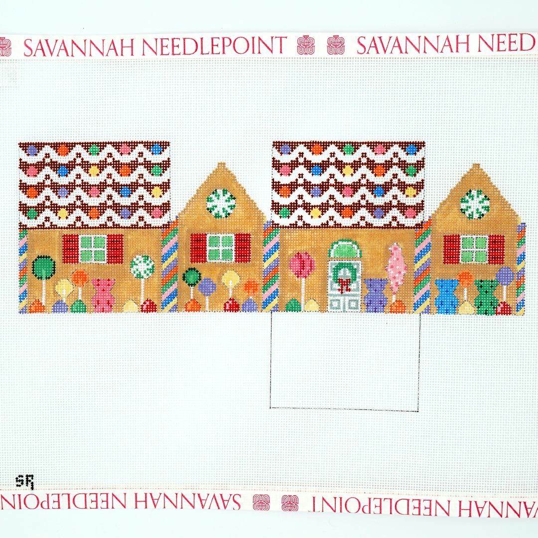 Rainbow Candy & Gummy Bears 3 D Gingerbread House