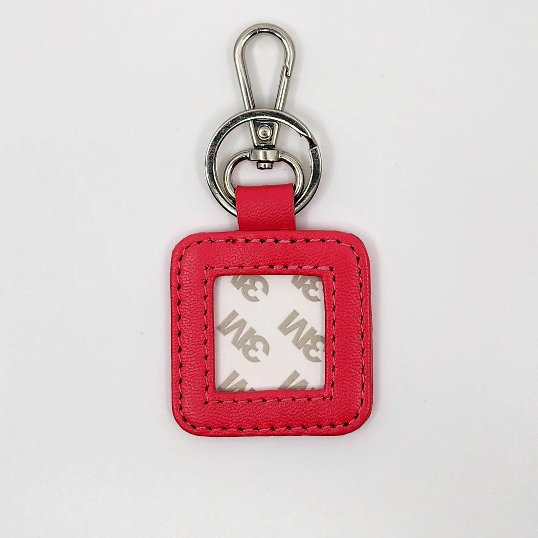 Square Leather Key Fob