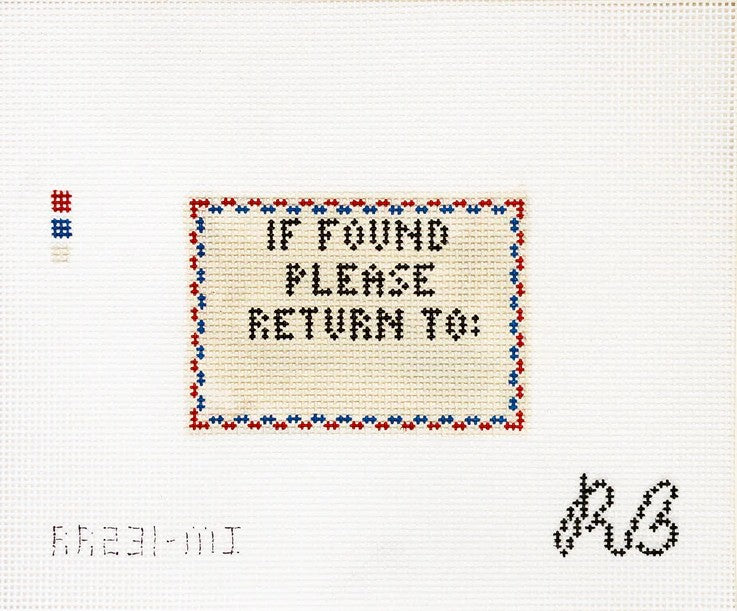 If Found Please Return To...