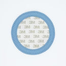 3" Round Self Finishing Leather Magnet