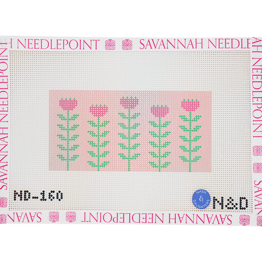 Pink & Green Flower Clutch Insert