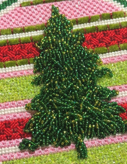 Messy Beading Christmas Tree Class