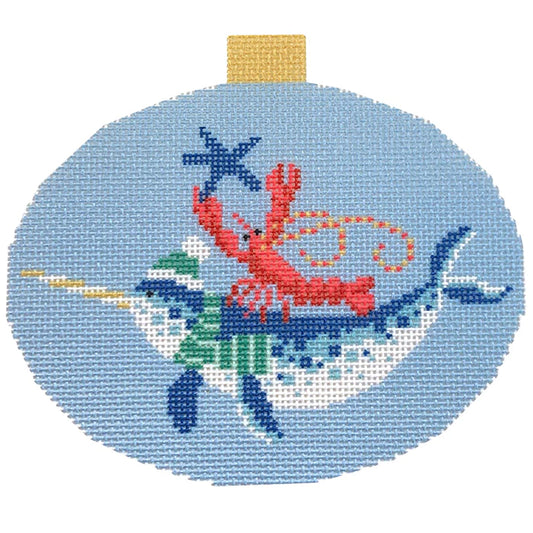 Festive Sea Friends - Narwhal and Lobster