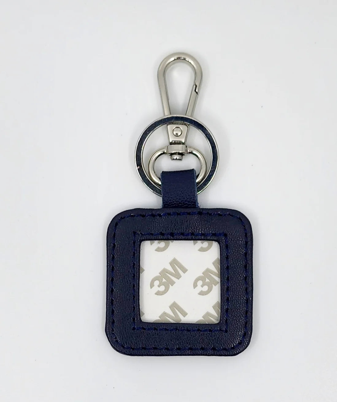 Square Leather Key Fob