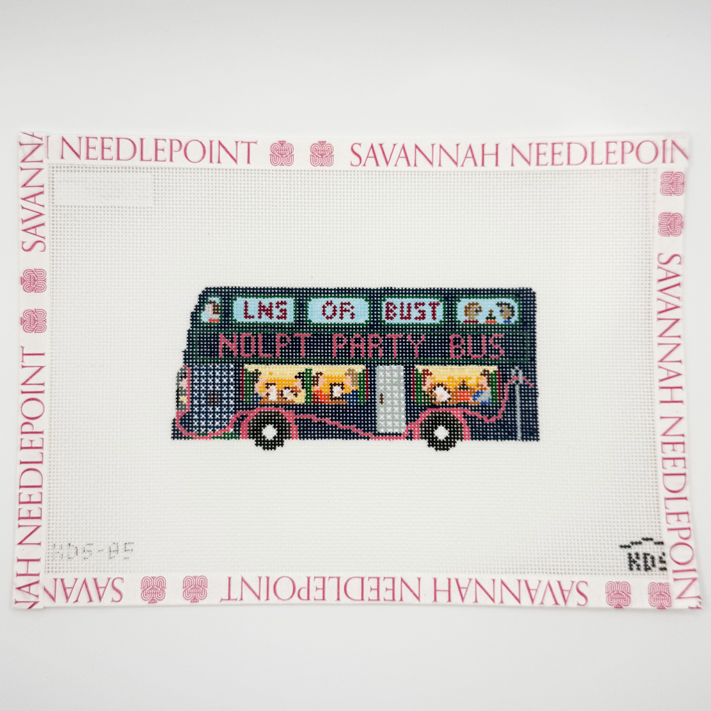 Needlepoint Party Bus