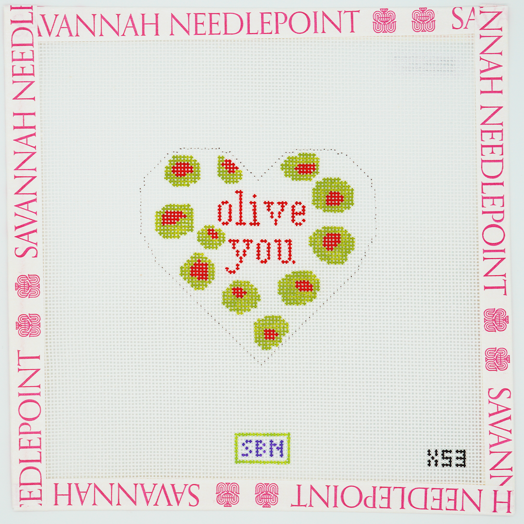 Olive You Heart Ornament