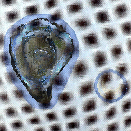 Oyster Scissor Case w/ Pearl Key Fob