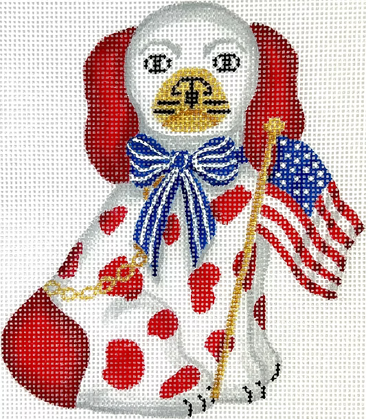 Patriotic Staffordshire Dog