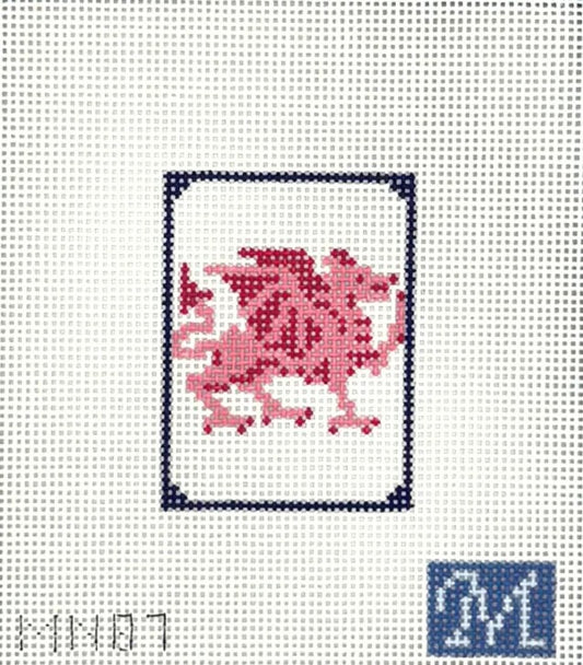 Pink Dragon Pink Dragon Mah Jong Tile