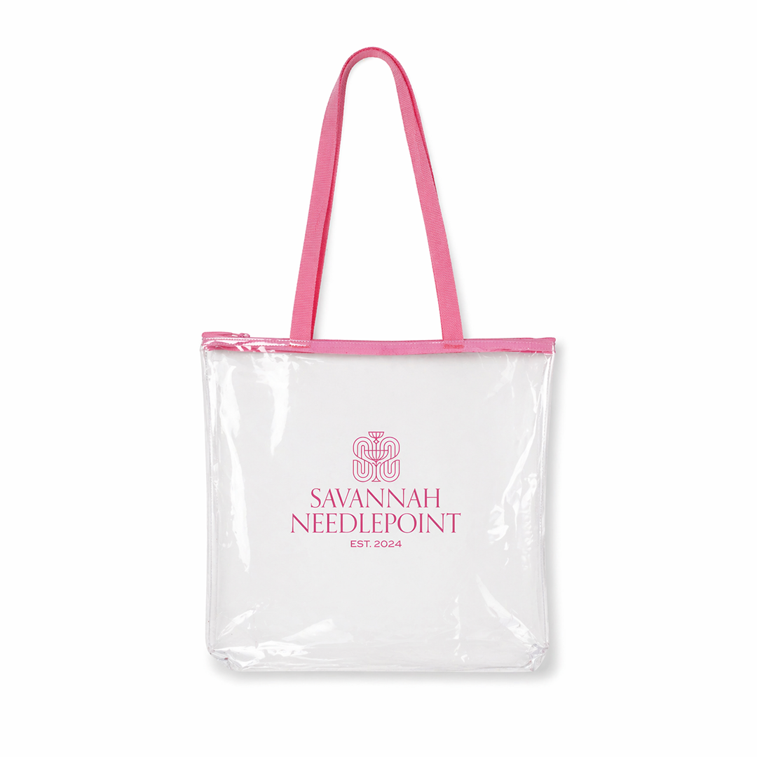 Savannah Needlepoint Project Tote 17" x 17"