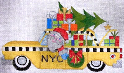 Santa Taxi Cab